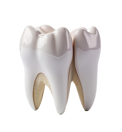 Dental Implants in Albuquerque, NM | Sandia Smiles 3D model of dental implants replacing missing teeth at Sandia Smiles in Albuquerque, NM