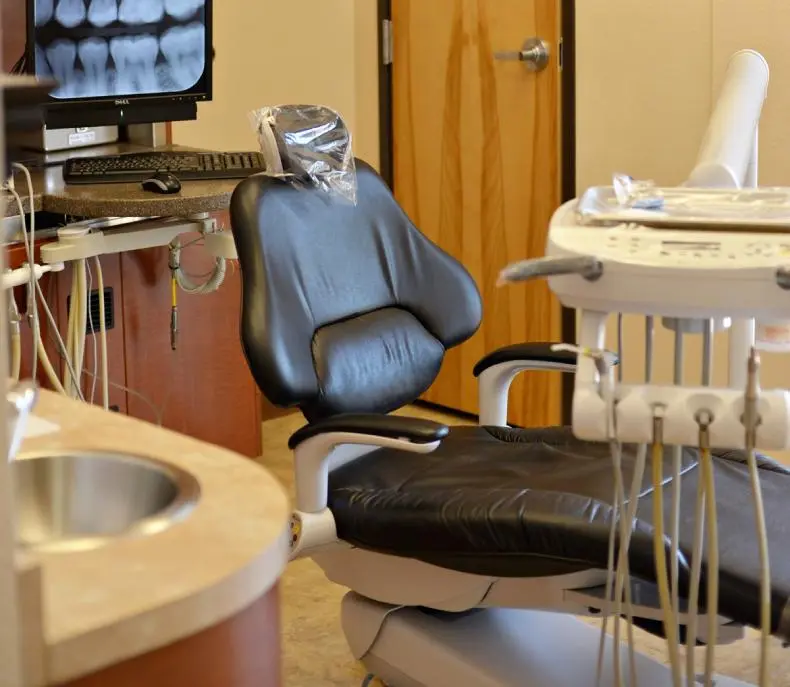 Dental Treatment Room — Sandia Smiles Modern dental treatment room at Sandia Smiles in Albuquerque